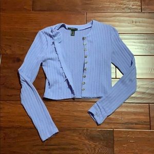 Forever 21 lavender cardigan